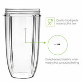 3PK Colossal Cup Large Tall 32oz for Nutri Bullet 600 900w Blender Model