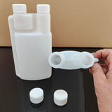 8pcs Plastic Twin Chamber Bottle Tamper Evident Cap Chemical Liquid Bottle 250ml