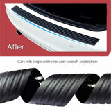 Car Trunk Rear Edge Protector Rubber Bumper Guard No Scratch Auto Universal