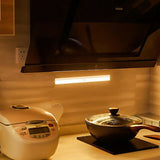 LED Motion Sensor PIR Cordless Night Light Closet Battery Powered Warm White