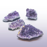 4Pcs 15-30g Natural Amethyst Quartz Crystal Cluster Druzy Geode Stone Healing