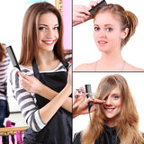 2x Rat Tail Comb Stainless Steel Pintail Heat Resistant Carbon Fiber Teasing