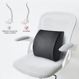 Memory Foam Seat Cushion Lumbar Back Pillow Pain Relief Car