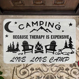 Camping Printed RV Mat Camper Doormat Love Camp Caravan Kitchen Room 50x78cm