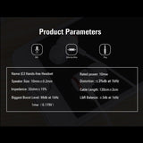 EXTRA BASS Earphones Earbuds Headset Headphones Mic for PC Samsung iPhone White