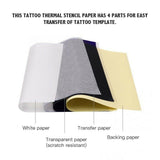20pcs Tattoo Stencil Paper Transfer Spirit Thermal Carbon Tracing Copier Kit