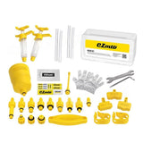 Bike Bleeder Hydraulic Disc Brake Kit Metal Joint Funnel Adapter Repair Tool