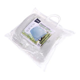 Bamboo Memory Foam Lumbar Back with Strap Chair Seat Stress Relief 33x32cm