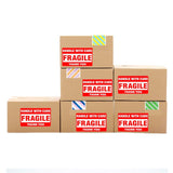 50pcs Fragile Handle With Care Thank You Label Sticker Adhesive Label 5.1x7.6cm