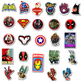 50pcs Marvel Superhero Stickers Vinyl Decal Car Skateboard Waterproof Pack1