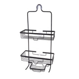 Aluminum Shower Caddy Bathroom Organiser Rack Shelf Tier Storage Black