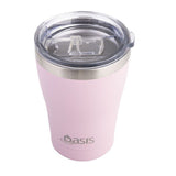 Oasis Travel Cup Double Walled Stainless Steel BPA-Free Design - Carnation 350ml