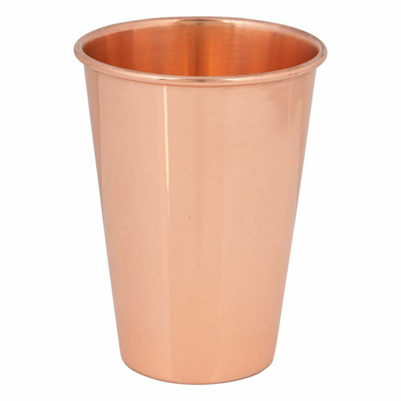 Copper Glass 100% Pure Tumblers Plain Drinking Water No Lid