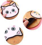 Cat Silicone Coaster Mug Rubber Mat For Glass Coffee Plate Home Beverage Desktop