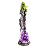 Baby Dragon Crystal Incense Burner Holder Incense Sticks Yoga Meditation