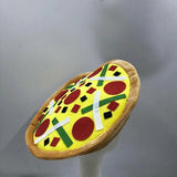 Plush Pizza Hat Italian Costume Party Cap Funny Halloween Italy Oktoberfest Hats