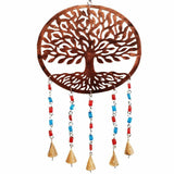 Tree of Life Metal Cut Bell 70CM Hanging Bells Decoration Home Wall