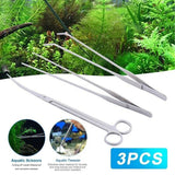 Aquarium Tool Kit Aquatic Plant Tweezers Scissors Spatula Tank Aquascaping Set
