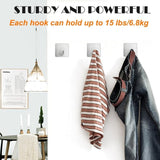 Heavy Duty Adhesive Towel Hooks Stick on Towel Holder Wall Hangers Water