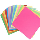 100 Sheets 15x15cm Mix 10 Colour Square Origami Folding Paper DIY Crafts Tools