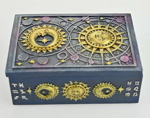 Mythology Goddess Of The Moon Star Box Purple