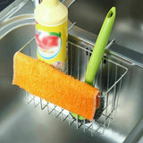 Kitchen Sink Caddy Tidy Storage Holder Rack Cleaning Stainless Steel Organizer