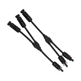 1 Pair Solar Y Connector Cable Plug Inline Solar PV Panel IP67 2 Connection