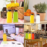 10x Bottle Clear Plastic Square Juice Refillable Empty Water Drink Bottles 250ml