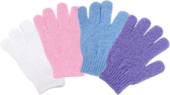 2 Pairs Exfoliating Gloves Refresh Cleanse Massage Smooth Skin Personal Care