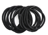 180x Hair Elastic Band Metal Free Thick Ties Snagless Ponytail