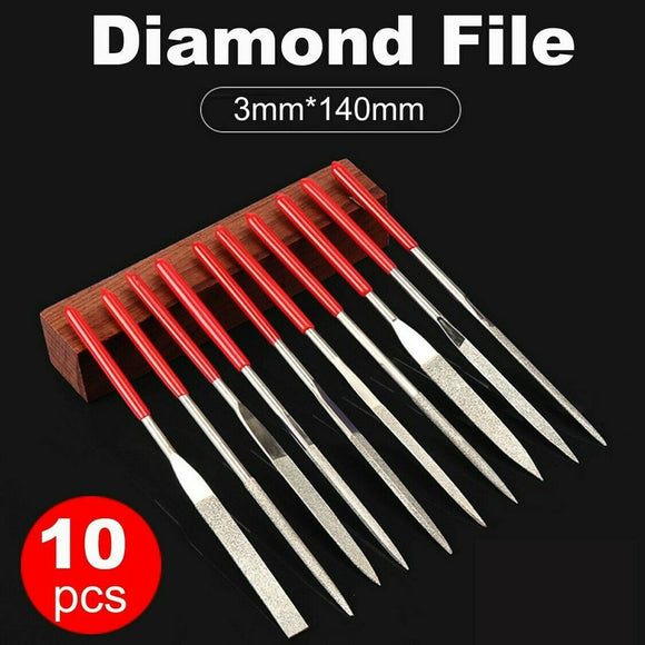 10 Pieces Assorted Needle Files Set