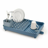 Joseph Joseph Expandable-Extend Dish Drying Rack Cutlery Drainer Drain Tray Sky