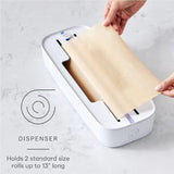 YouCopia StoraRoll Drawer Food Wrap Dispenser Foil Plastic Wax Paper Organizer
