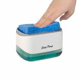 2 in 1 Sponge Holder Soap Pump Dispenser