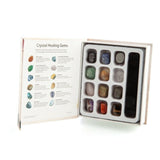 Crystal Healing Spiritual Wellness Kit Gemstones Mixed Gift Box