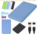 External SSD HDD Hard Drive 2.5" SATA USB 3.0 Enclosure Case Assorted Colour