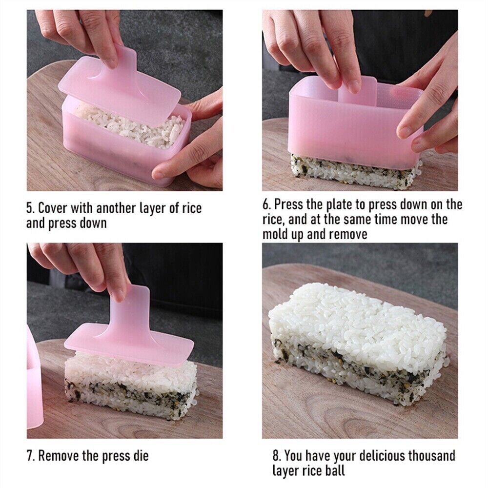 Spam Musubi Mold Maker, Press Sushi Making Kit, Kitchen Accessories