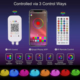 Bluetooth LED Strips Light 12V Waterproof Home Decor Lights 5050 RGB 2x5 Meters