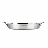 Non-stick Stainless Steel Stanley Rogers Paella Pan Round Roasting Pan - 36cm