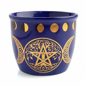 Wild Scents Pentacle Ceramic Smudge Bowl