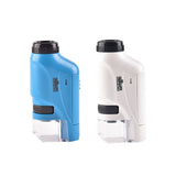 2x Kids Pocket Microscope 60X-120X Handheld Magnification Lens LED Lighted Asst