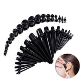 36pcs Ear Stretching Kit Plug Set Stretch Ear Taper Stretcher Expander Tapers