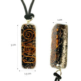 Black Tourmaline Orgone Healing Necklace Pendant Pyramid Bracelet Gift Set Box