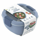 Bentgo Salad Bowl To Go Stackable Lunch Dressing Container All-In-One- Slate