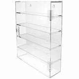 5 Layer Acrylic Display Rack Case Organizer Storage Shot Glass Display Case Box