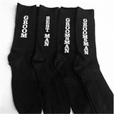 1 pair Wedding Socks Best Man Bachelor Personalise Bucks Party Gift - BEST MAN