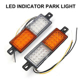 2x 30 LED Bullbar Indicator Lights Front DRL Amber Park For Marker Lamp