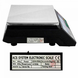 Electronic Digital Kitchen Scale Commercial Shop 40KG 1g Food Weight Scales Blk