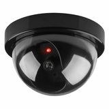 4x Dummy Fake Camera Surveillance CCTV Security Dome Camera Flashing LED Light