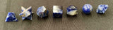 7 Pieces Sodalite Sacred Geometry Set Crystal Healing Spiritual Meditation